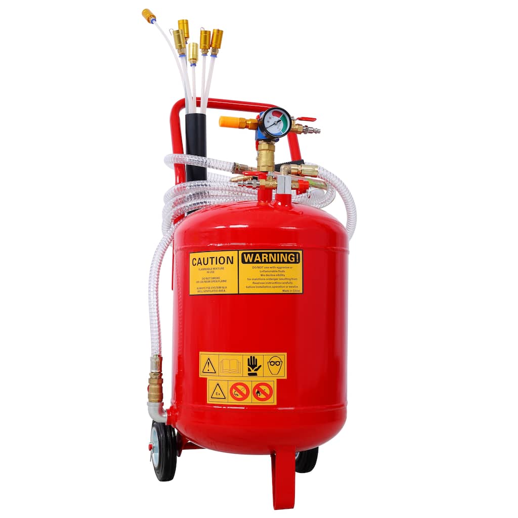 Oil Extractor, Portable Air Pneumatic Waste Oil Garage Extractor Drain Draine Tank Professional Fluid Evacuator