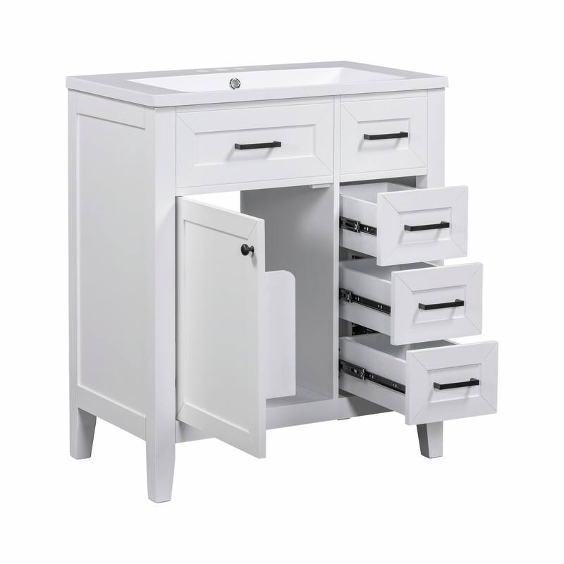 30" Bathroom Vanity with Sink Combo and Drawers