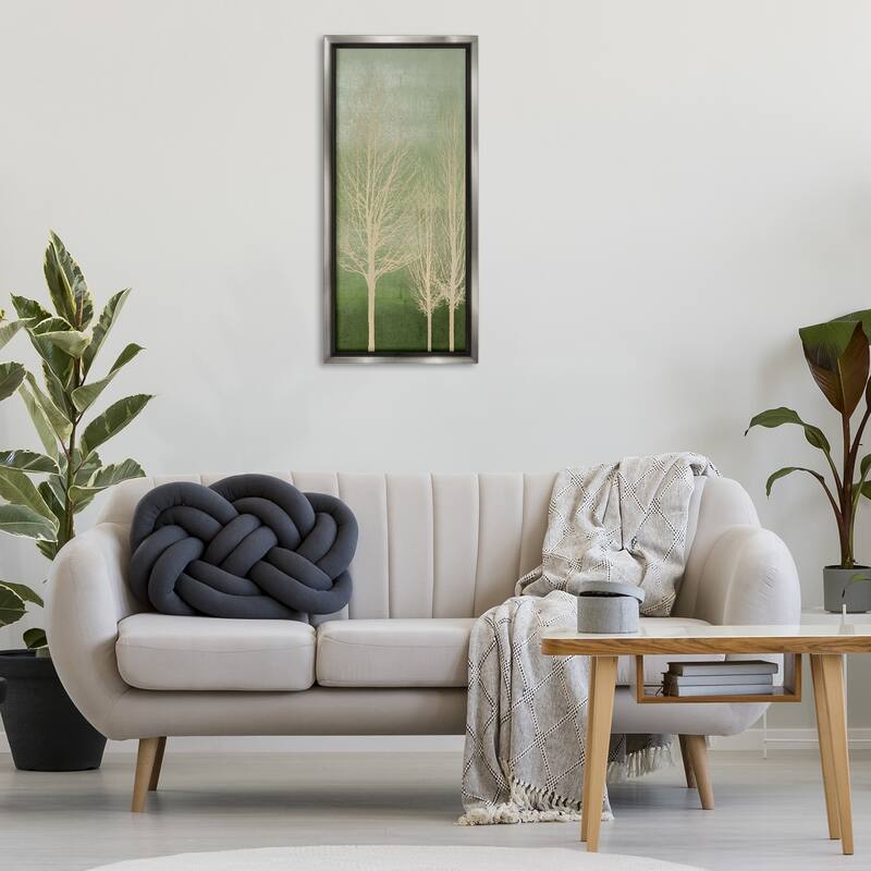 Stupell Tree Over Ombre Framed Floater Canvas Wall Art Design By Kate Bennett