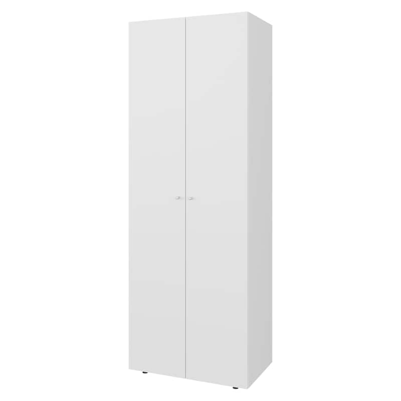 Rossetta Modern 2-Door Rectangular Shape Simple Wardrobe Cabinet