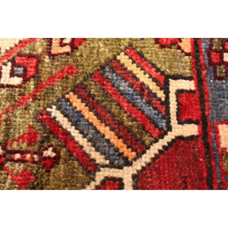 ECARPETGALLERY Hand-knotted Antalya Vintage Red Wool Rug - 4'2 x 6'7