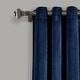 preview thumbnail 76 of 95, Porch & Den Lapeyrous Velvet Solid Room Darkening Window Curtain Panel Set