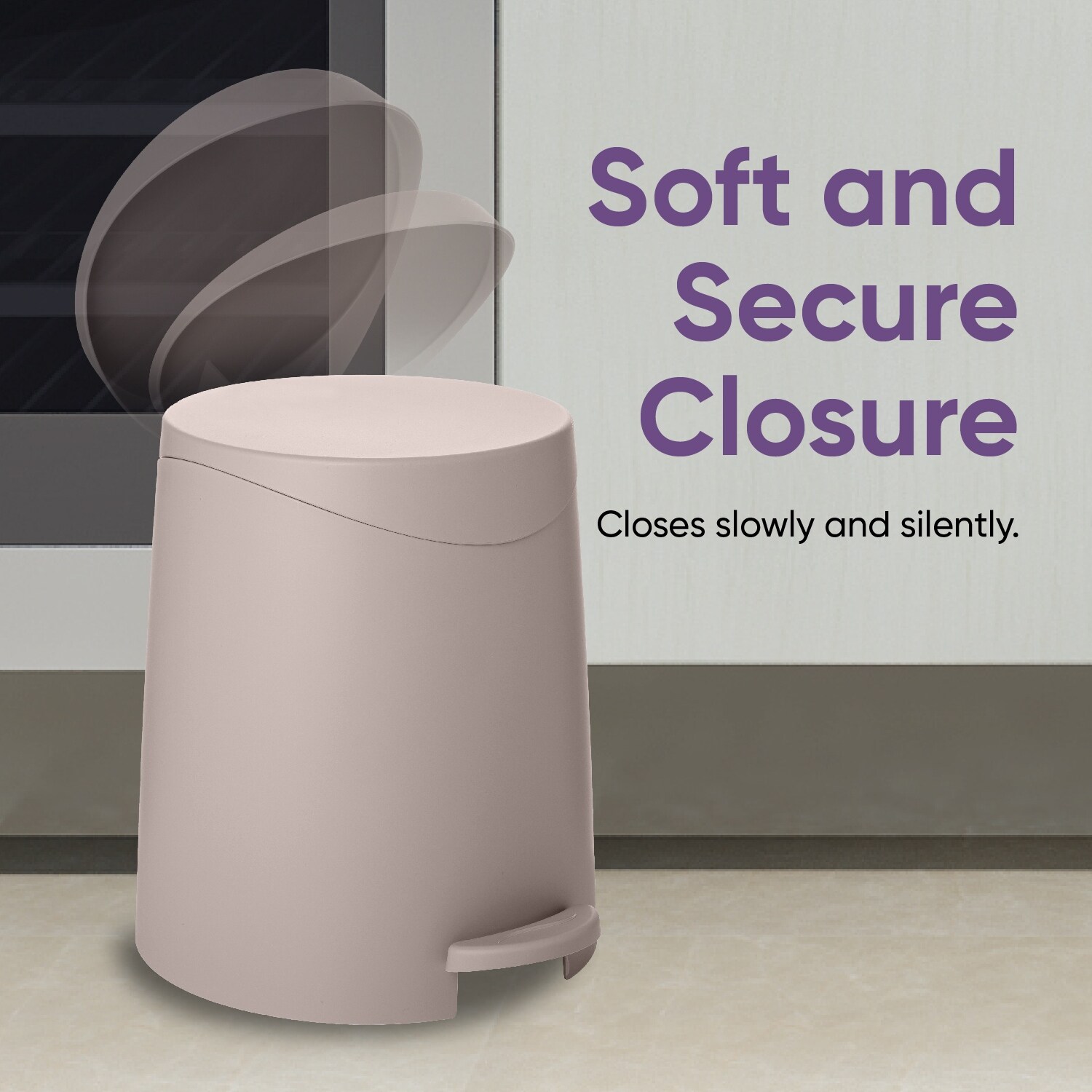 Superio Mini 3 L Step-on Trash Can - N/A-image