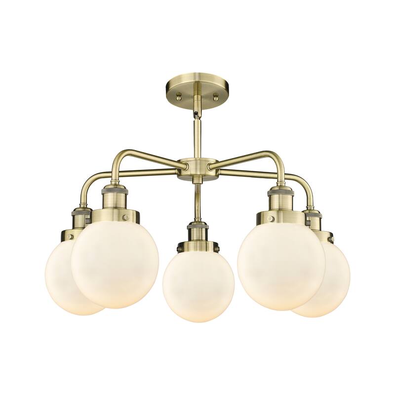 Innovations Lighting Beacon - 5 Light 24" Stem Hung Chandelier