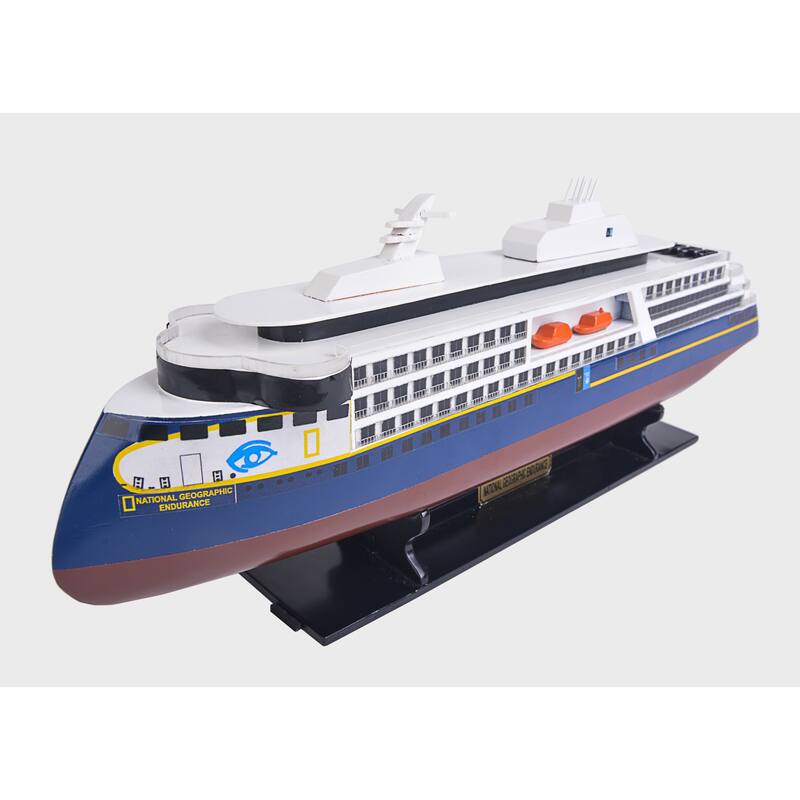 National Geographic Endurance Painted Small Cruiseship Model