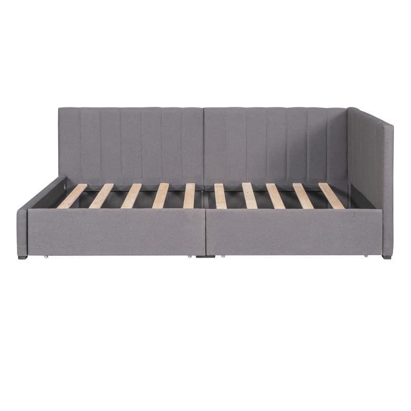Twin Size Sofa Bed with 2 Storage Drawers