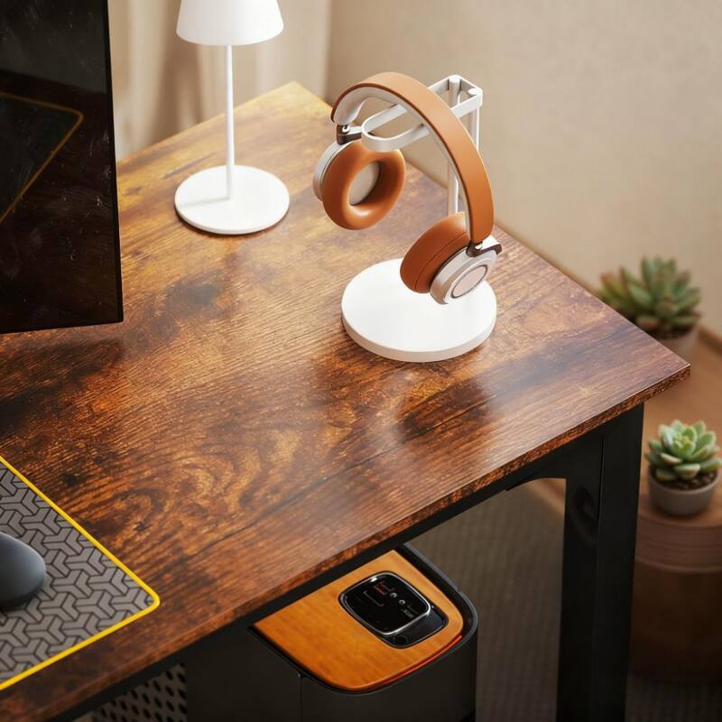 Desktop Desk with Metal Legs,Computer Desk,For Home and Office