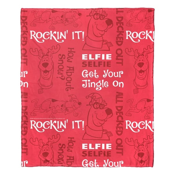 slide 2 of 5, Warner Brothers Scooby-Doo Get Your Jingle On Silk Touch Throw Blanket