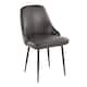 Option Grey Faux Leather/Black