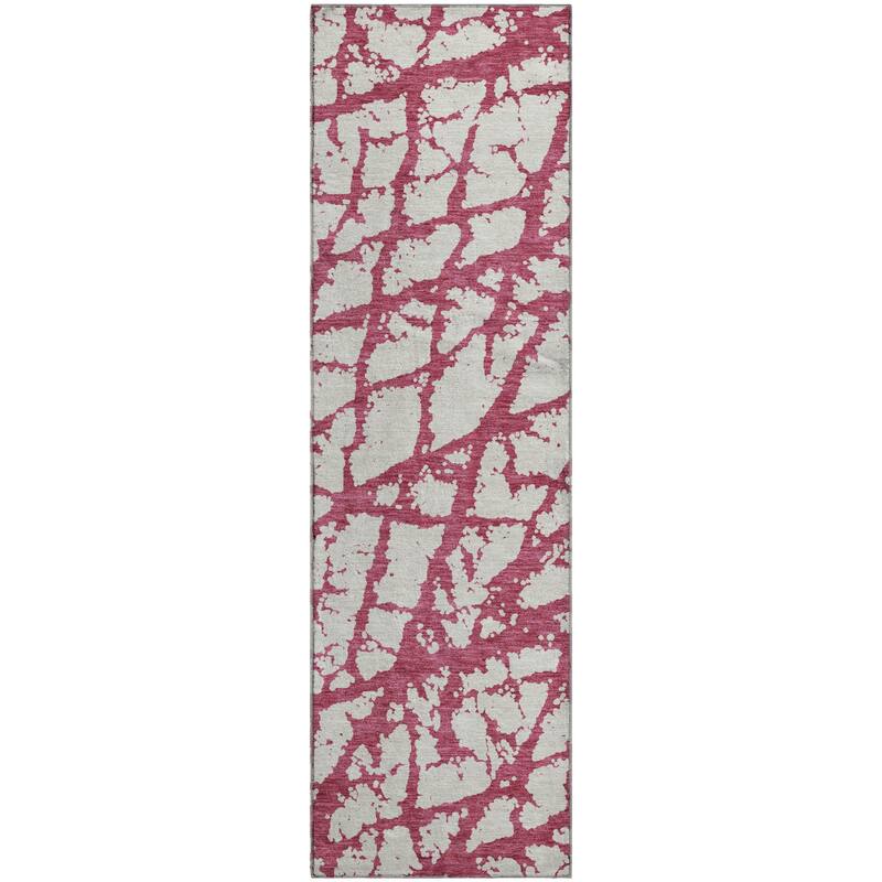 Premium Washable Super Soft Modern Crackle Mayfield Rug