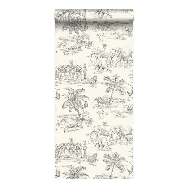 safari wallpaper cream