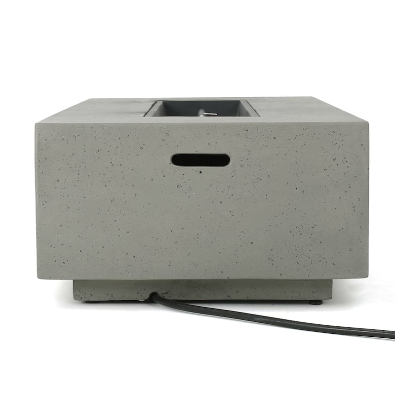 Cape Coral Grey 5-piece Fire Table Patio Chat Set by Christopher Knight Home