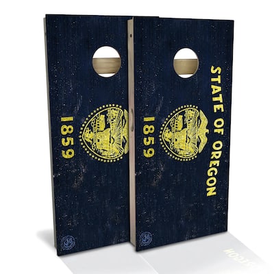 Oregon Flag Outdoor Cornhole Board Set