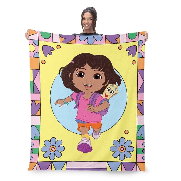 Nickelodeon Dora the Explorer Silk Touch Throw Blanket - buybuy
