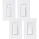 Light Switches that Match Starfish - 5 Inch - In-Wall Control Panel - White Black