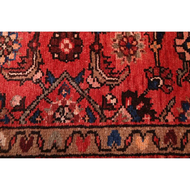 ECARPETGALLERY Hand-knotted Andelz Light Red Wool Rug - 2'11 x 9'3