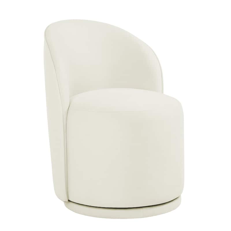 23" W Upholstered Swivel Side Chair for Dining Room, Balcony, Parlour