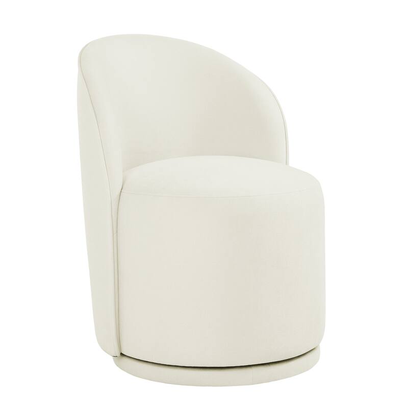 23" W Upholstered Swivel Side Chair for Dining Room Set of 2