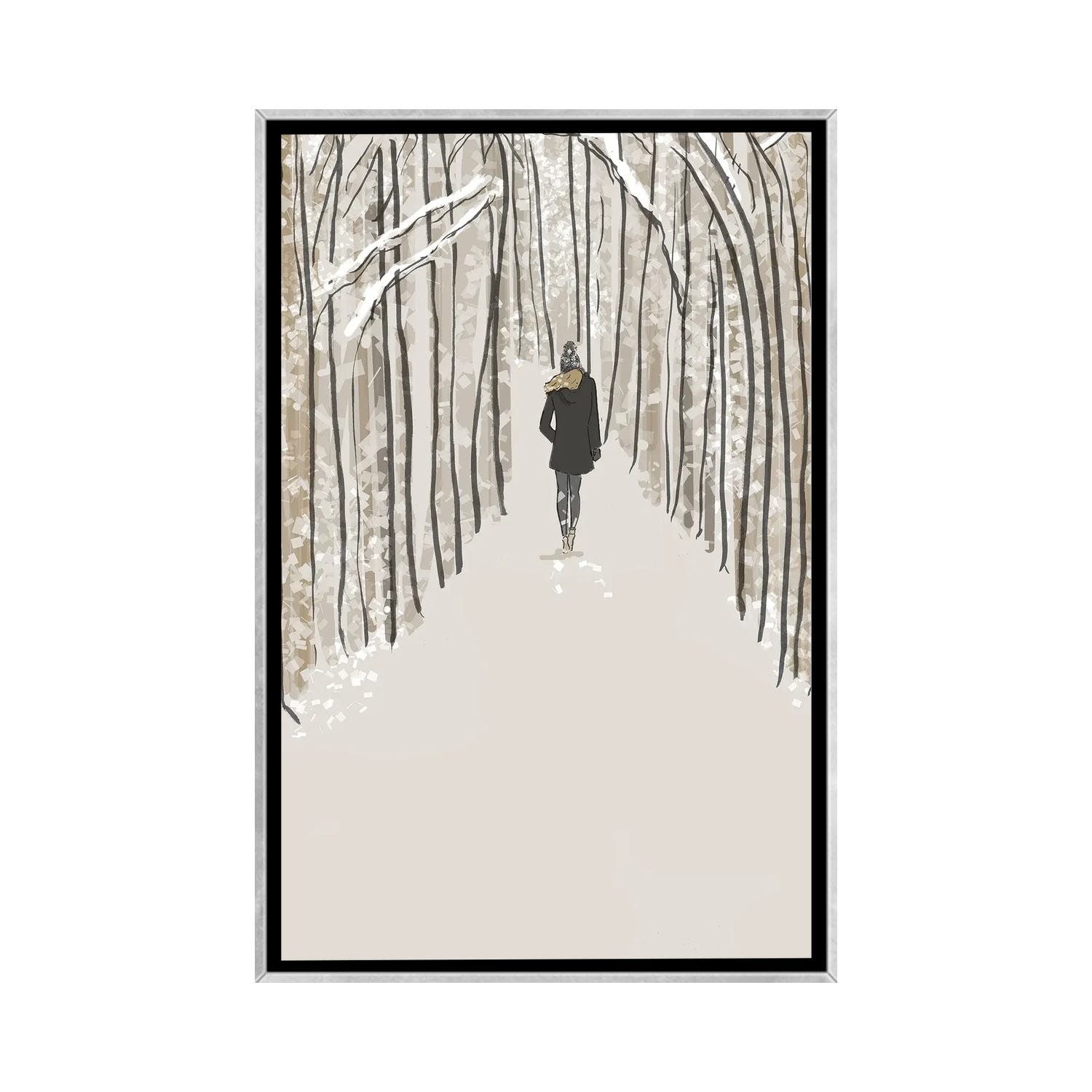 iCanvas "A Walk In The Woods Is....Notext" by Heather Stillufsen Framed