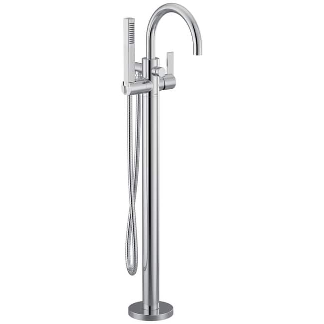 Moen Cia Floor Mounted Tub Filler with Built-In Diverter - Includes