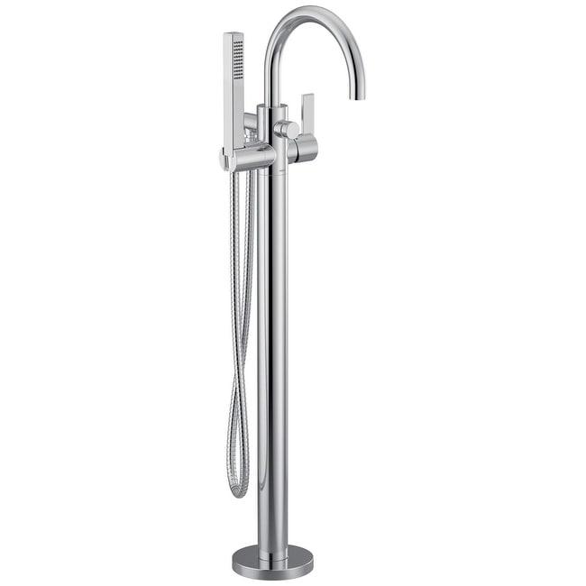 Moen Cia Floor Mounted Tub Filler with Built-In Diverter - Includes