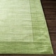preview thumbnail 17 of 21, Hand Loomed Odessa Solid Bordered Tone-On-Tone Wool Area Rug