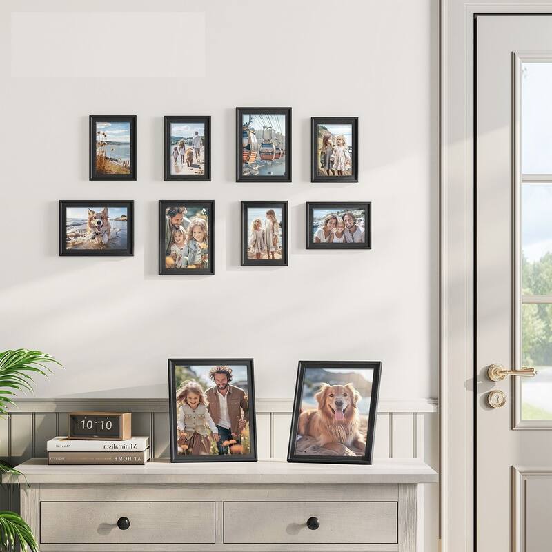 Wall Mounted or Tabletop Picture Frames with Glass Ideal Gift for Birthdays or Any Occasion