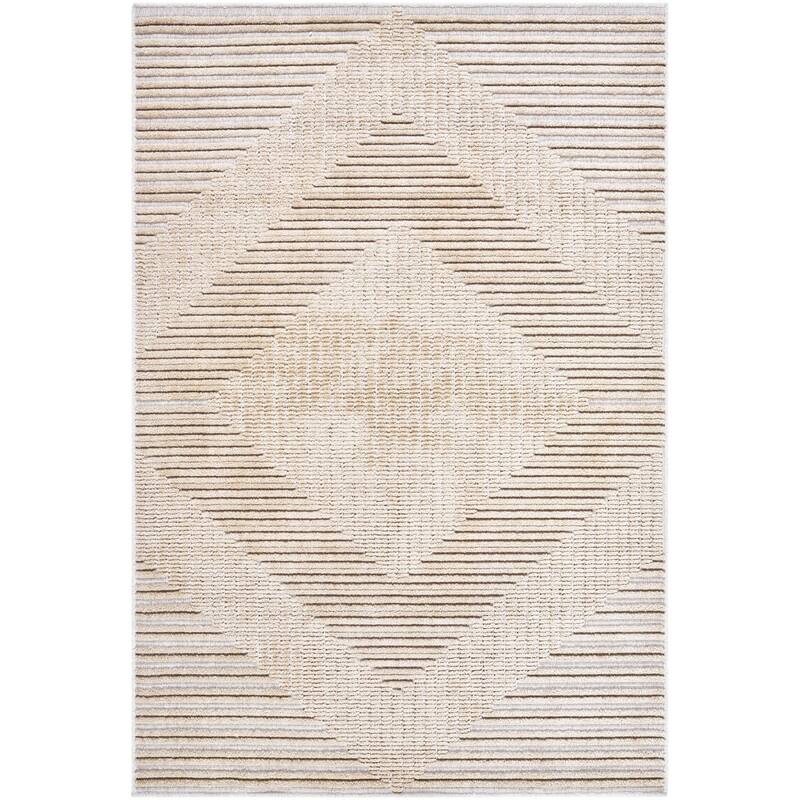 Livabliss Lyna Modern & Contemporary Diamond Washable Area Rug