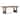 Magnussen Home Tristan Swiss Coffee Extendable Trestle Dining Table - 40''W x 84''D x 30''H