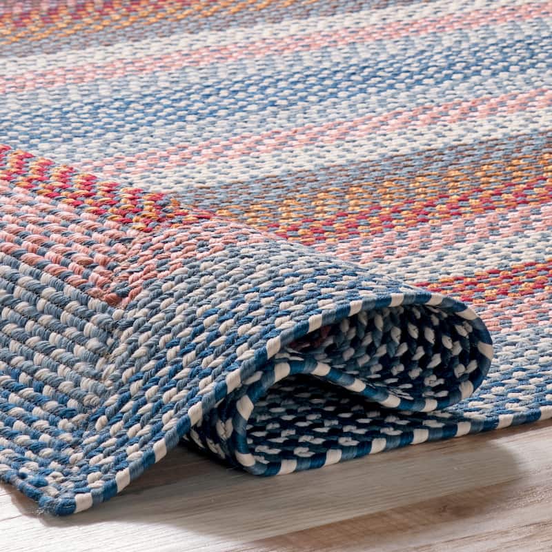 Nuloom Gwyneth Braided Borders Indoor/Outdoor Area Rug