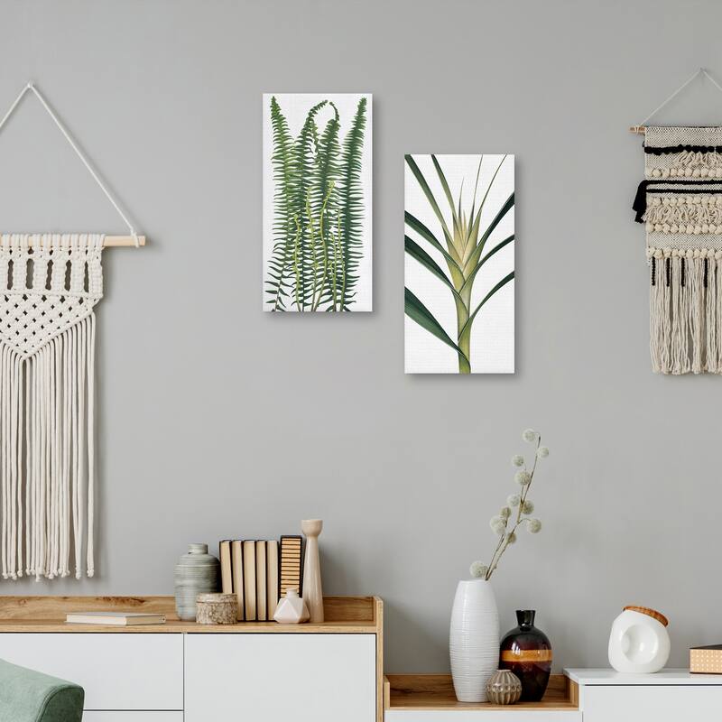 Green Things 1, Green Things 4 by Nyoman Sudarsa Canvas Art Prints