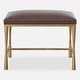 preview thumbnail 1 of 4, Uttermost Reform Gold Small Bench