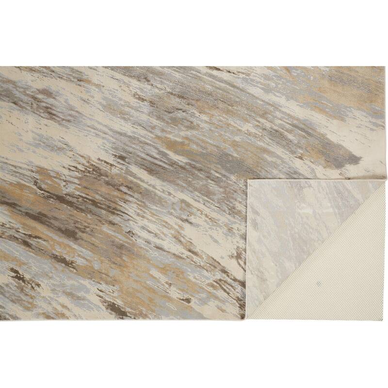 Teni Abstract Area Rug By HomeRoots - 2' x 3'
