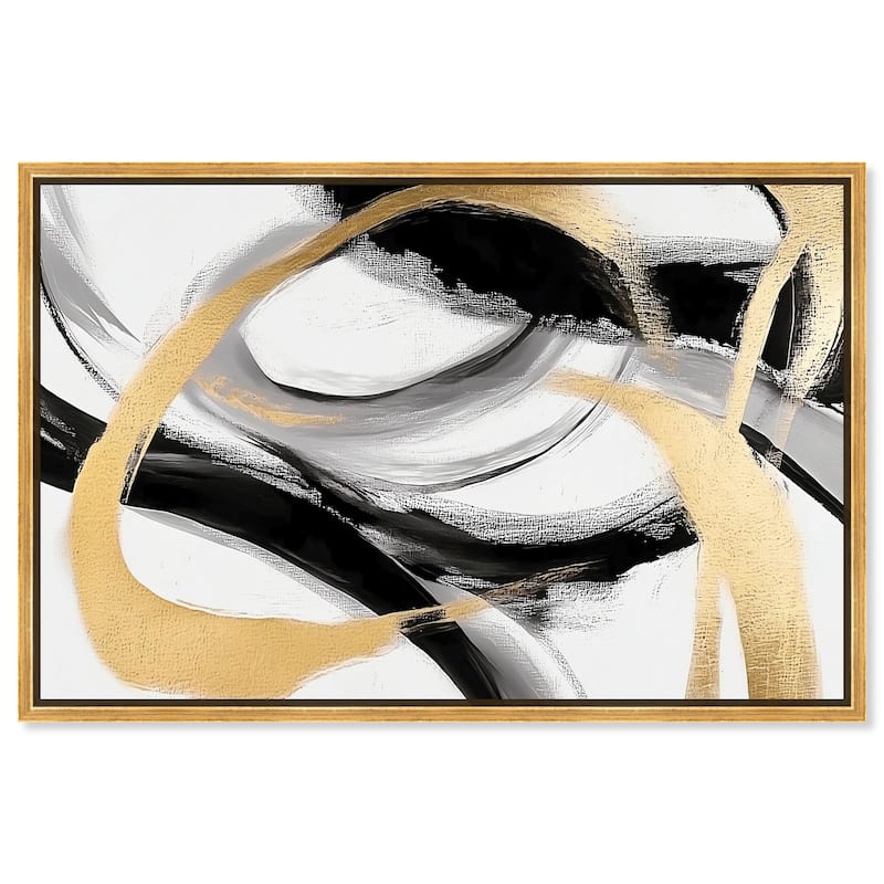 Midas Arc I Canvas by Art Remedy - Gold - 45" x 30"