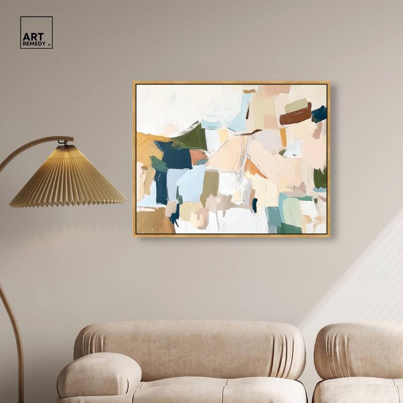 Pastel Mixture Canvas by Art Remedy