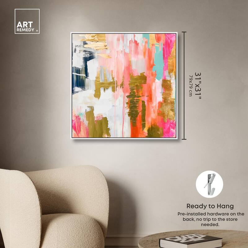 Exuberant Hues I Canvas by Art Remedy