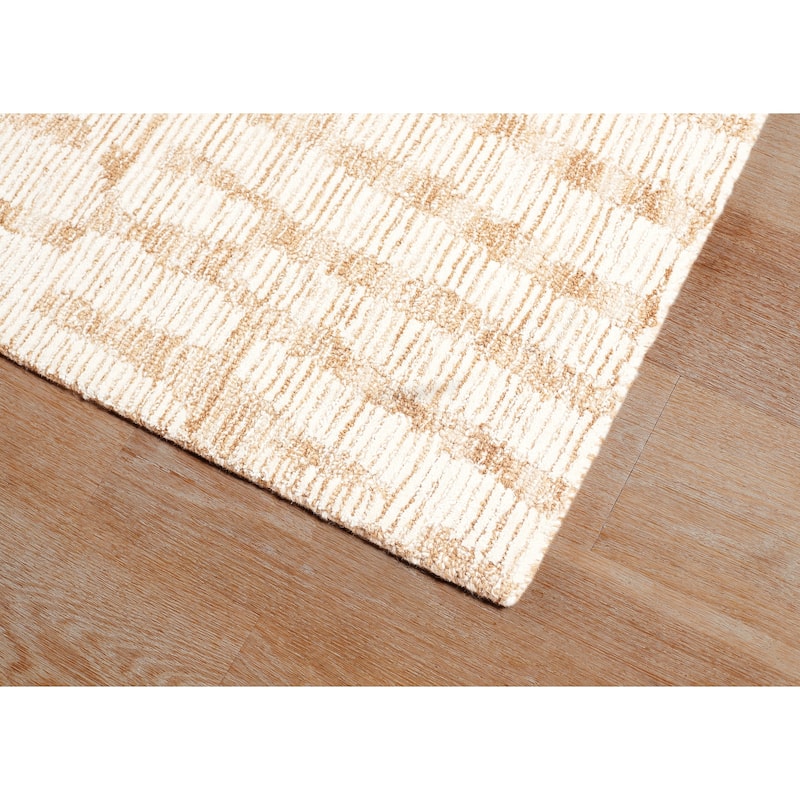 Terra by Obeetee Shadows Static Wheat Rug