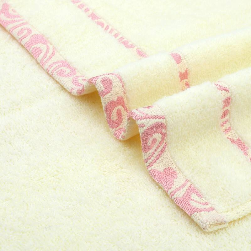 Chic Striped Hand Towel Set, Cotton Soft Comfortable Highly Absorbent Bathroom Towel for Hand Drying and Face Washing