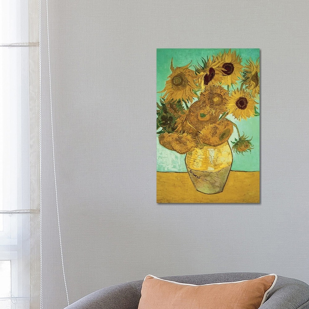 iCanvas "Sunflowers (Third Version), 1888" by Vincent van Gogh Canvas Print
