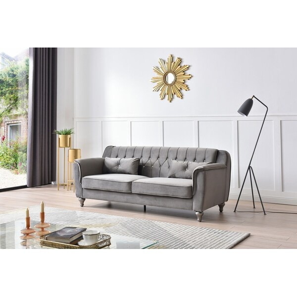 Overstock velvet couch clearance