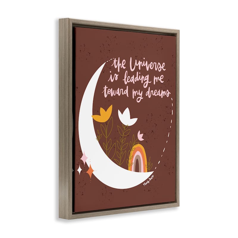 Stupell Leading Me To My Dreams Framed Floater Canvas Wall Art Design By Mandy Ford Art + Illustration