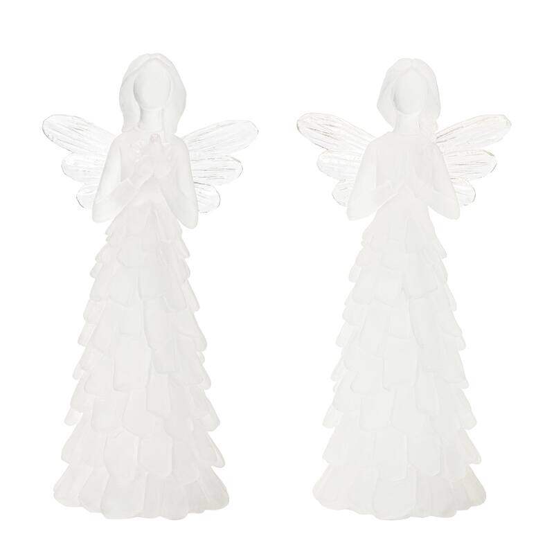 Frosted Angel Figurine (Set of 4)
