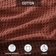 preview thumbnail 18 of 31, Eddie Bauer Solid Waffle Cotton Reversible Blanket