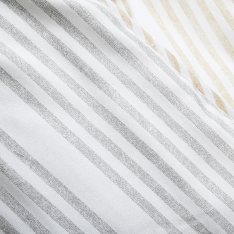 Lush Decor Farmhouse Drew Stripe Silver-Infused Antimicrobial Throw Blanket