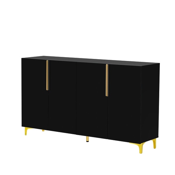 Glossy Finish Light Luxury Storage Cabinet - Bed Bath & Beyond