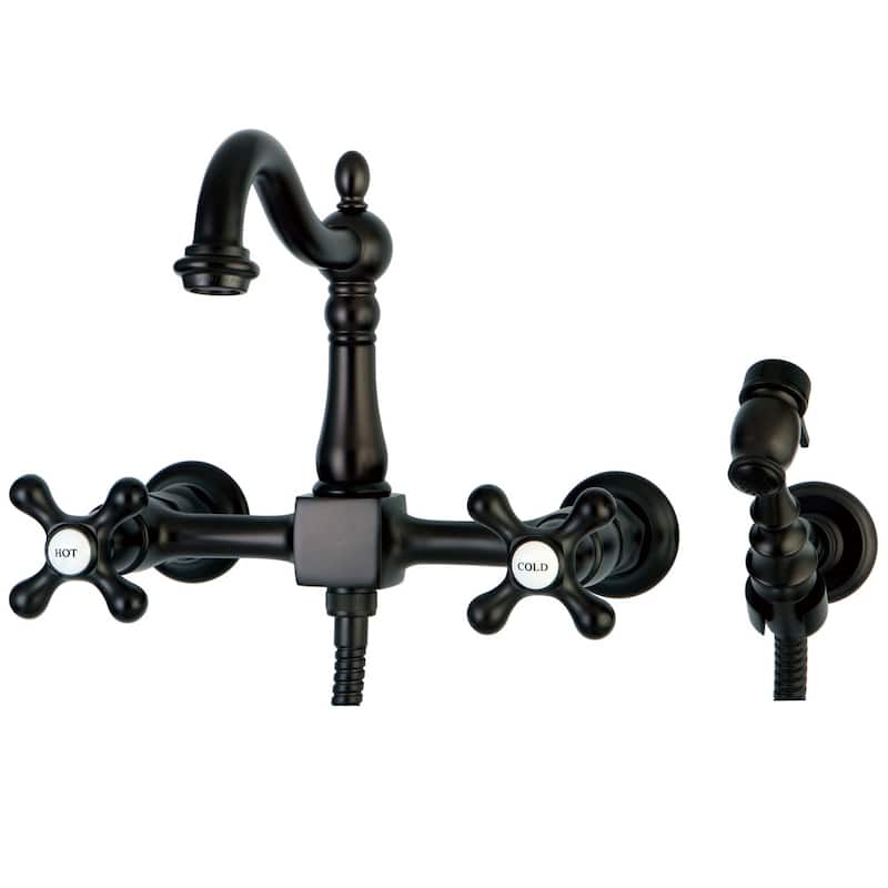 Kingston Brass Heritage Kitchen Faucet - Includes Sidespray