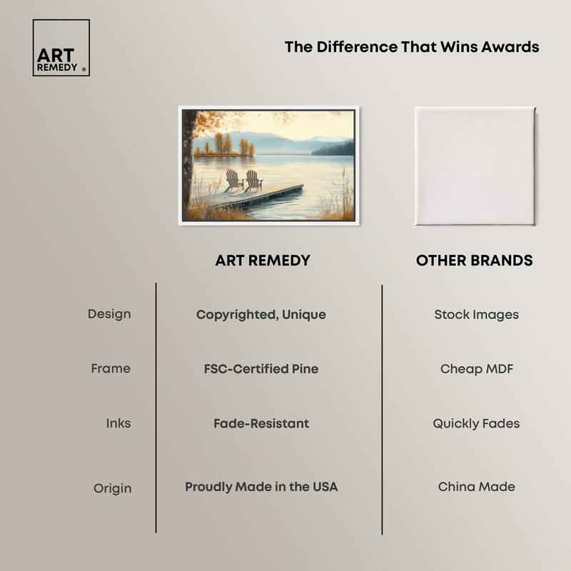 Lake of Dreams Canvas by Art Remedy