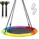 preview thumbnail 21 of 22, Trekassy 700lb 40'' Saucer Tree Swing for Kids Adults 900D Oxford Waterproof with 2pcs Tree Hanging Straps