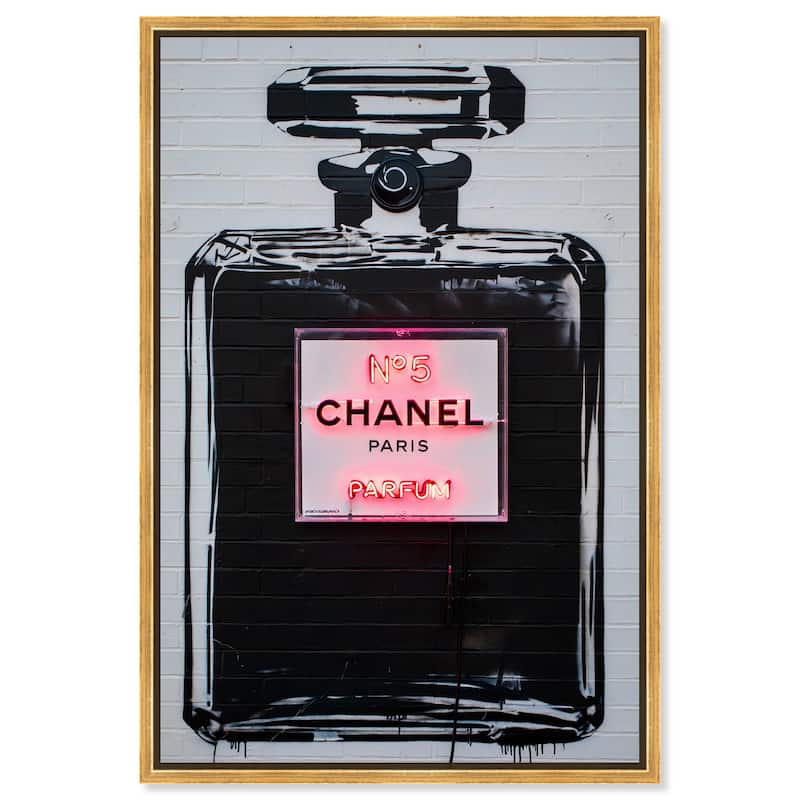 Parisian Perfume II Canvas by Art Remedy - Gold - 20" x 30"