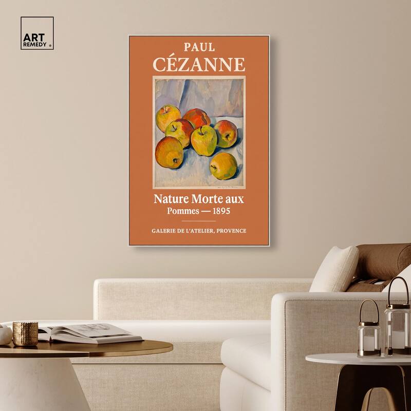 Apples of Cezanne Canvas by Art Remedy